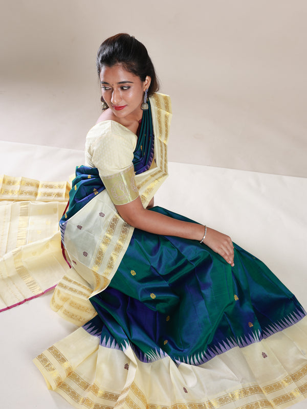 Pure Thirubuvanam Silk Saree - Thugil