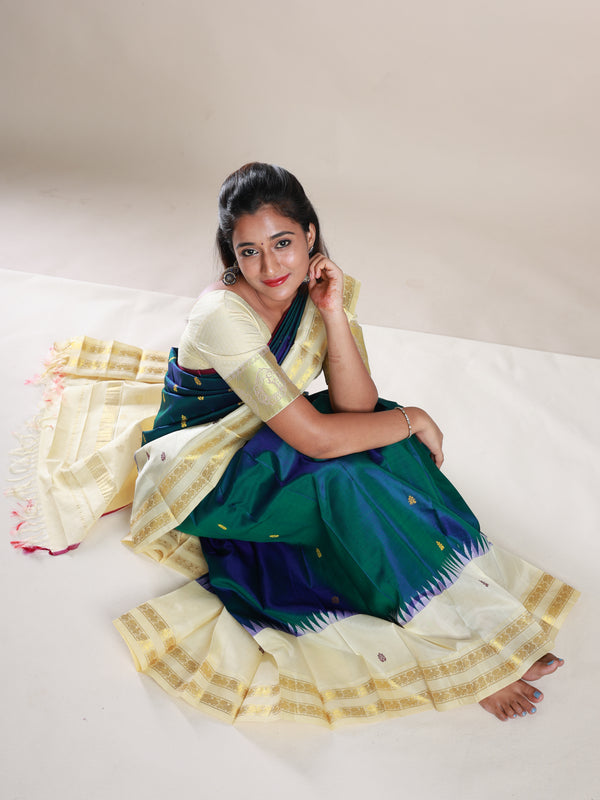 Pure Thirubuvanam Silk Saree - Thugil