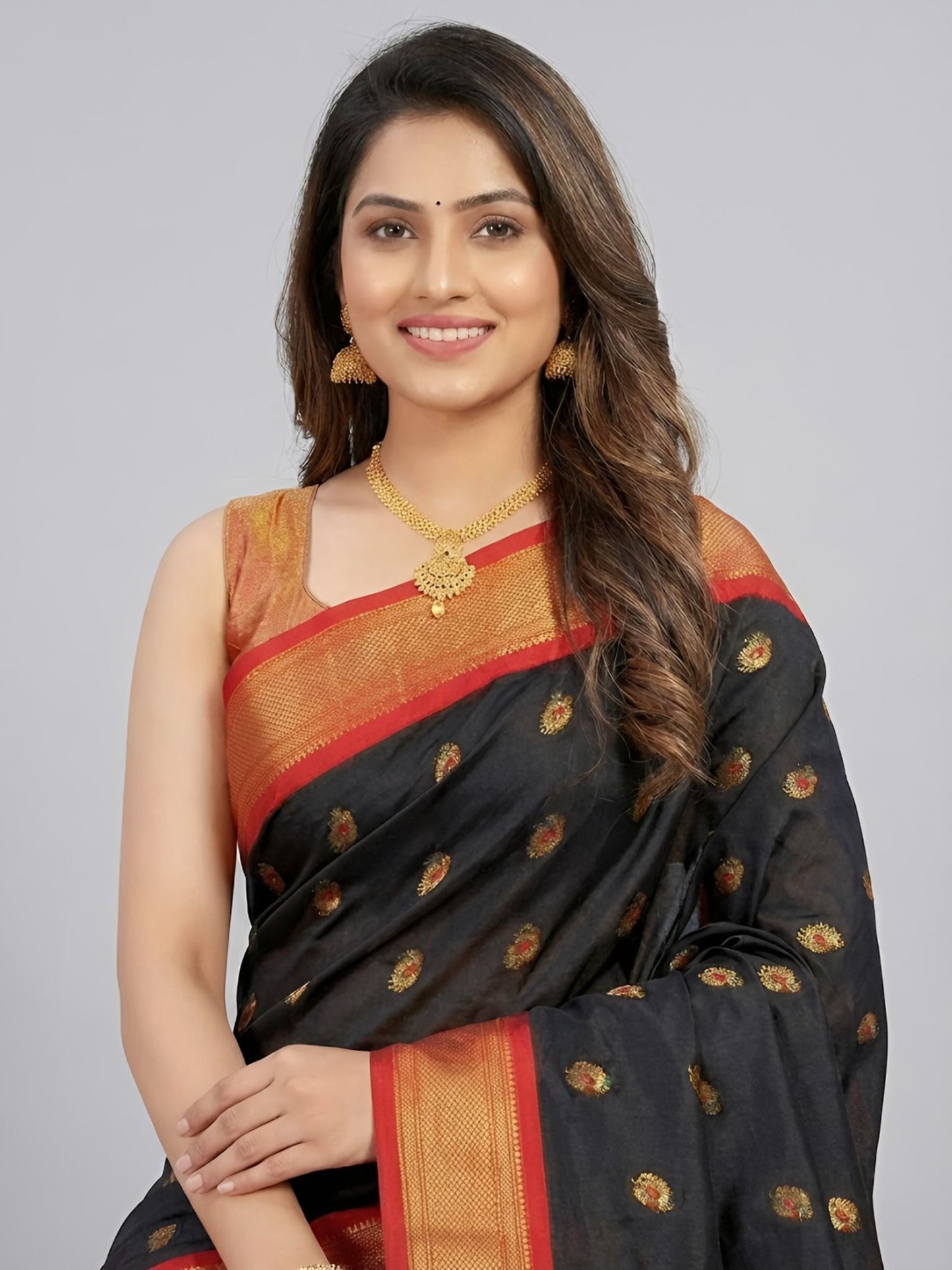 Vaishali– Kadiyal Paithani Pure Silk Saree