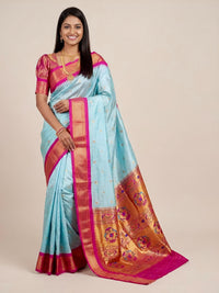 Sahara- Kadiyal Paithani Pure Silk Saree