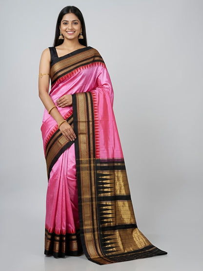 Raveena-Irkal Paithani Pure Silk Saree