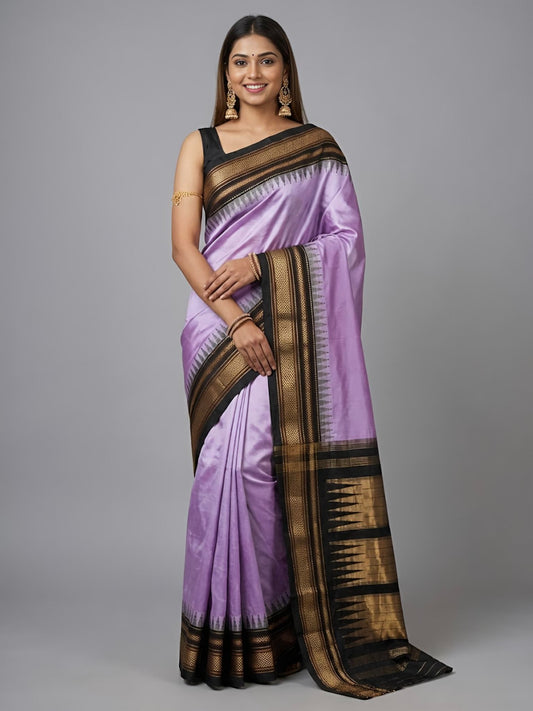 Shambavi-Irkal Paithani Pure Silk Saree