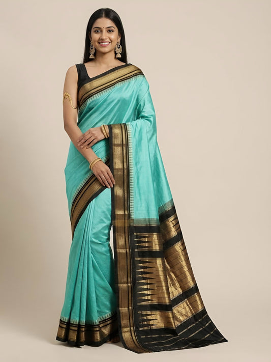 Dheera-Irkal Paithani Pure Silk Saree
