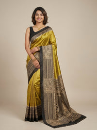 Maryam– Pure Tussar Ghicha Silk Saree (Silk Mark Certified)