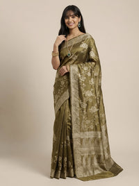 Mardhini – Pure Tussar Silk Jamdani Jari Buta Saree(Silkmark certified)