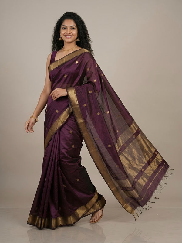 Tanvi- Handloom Silk Cotton