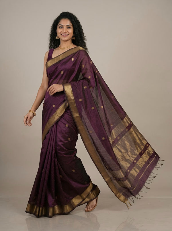 Tanvi- Handloom Silk Cotton