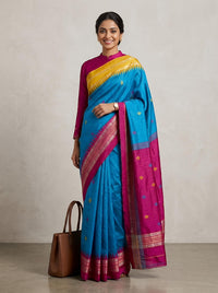 Kurinji-Pure Raw Silk (Silkmark Certified)