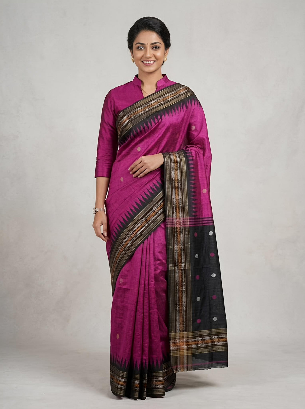 Mullai-Pure Raw Silk (Silkmark Certified)