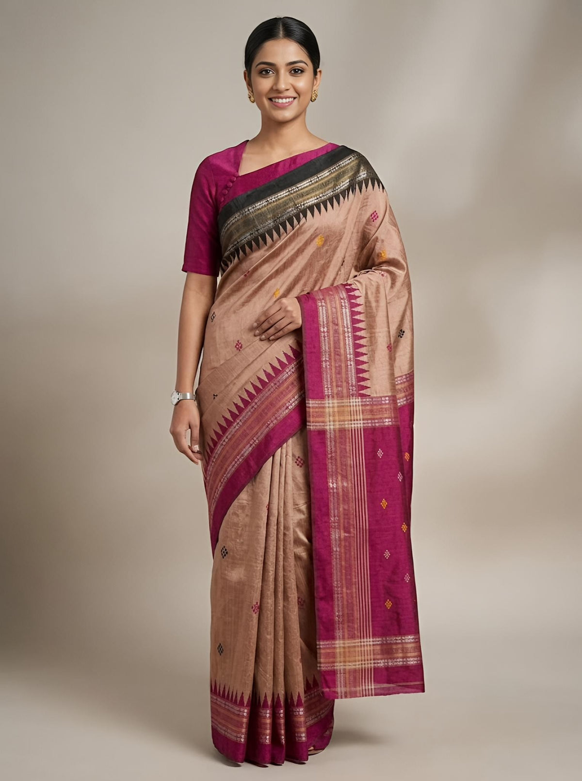 Selvi-Pure Raw Silk (Silkmark Certified)