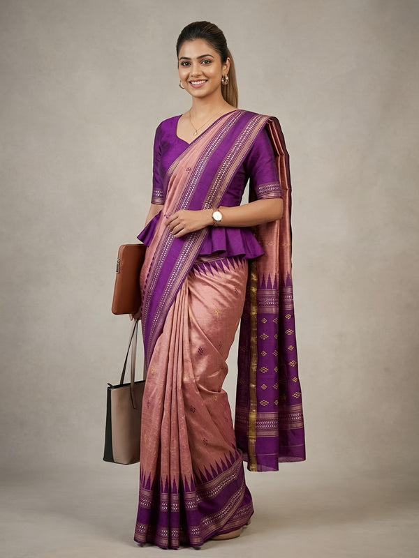 Thamarai-Pure Raw Silk (Silkmark Certified)