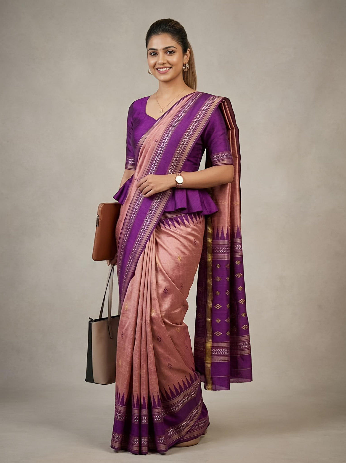 Thamarai-Pure Raw Silk (Silkmark Certified)