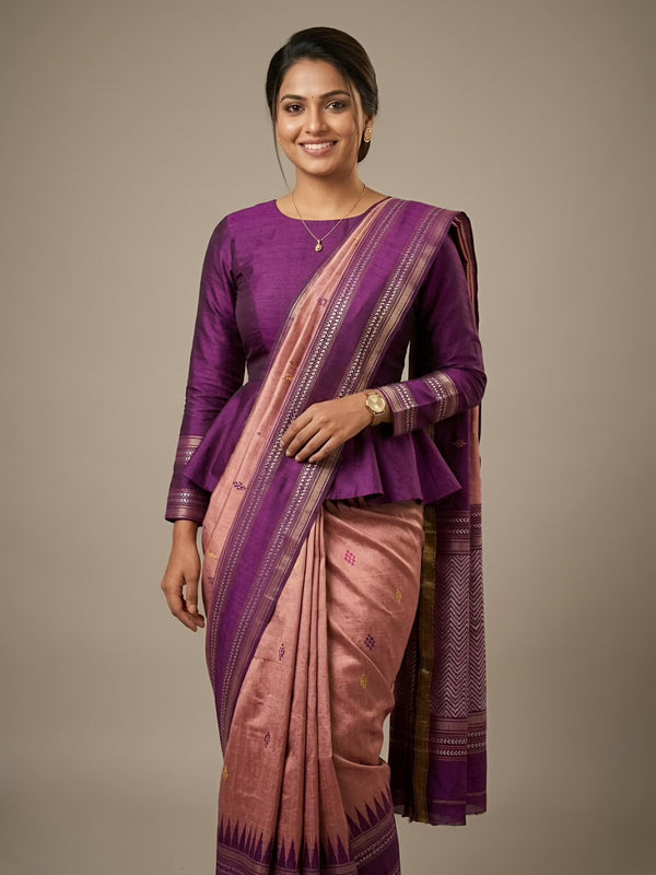 Thamarai-Pure Raw Silk (Silkmark Certified)