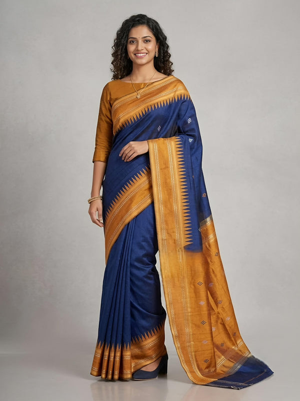 Neelu-Pure Raw Silk (Silkmark Certified)