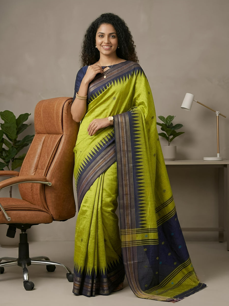 Venba-Pure Raw Silk (Silkmark Certified)