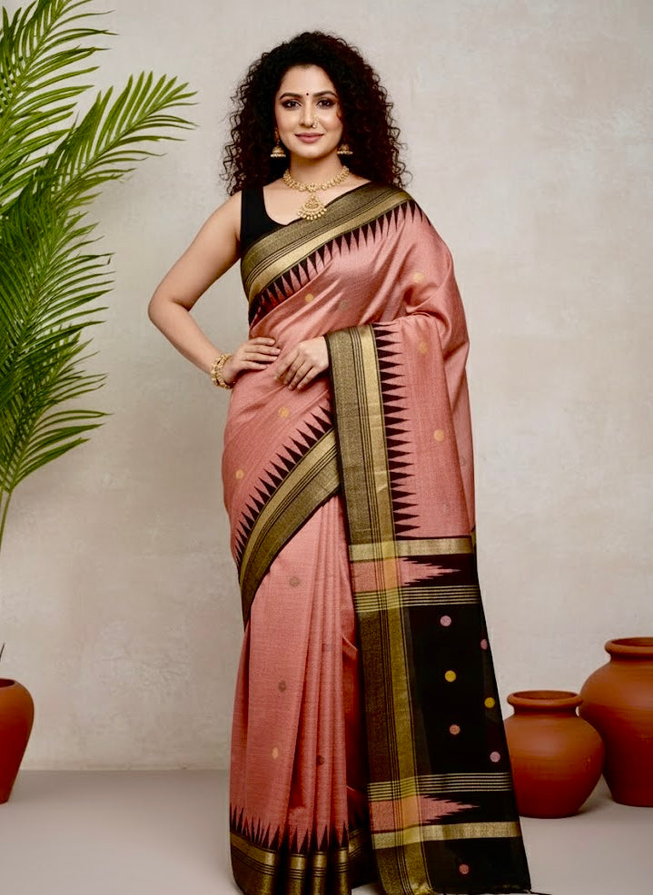 Richa - Raw Silk Elegance Saree - Thugil