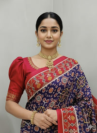Deepika-Pure Modal Silk Saree with Tissue Pallu - Thugil