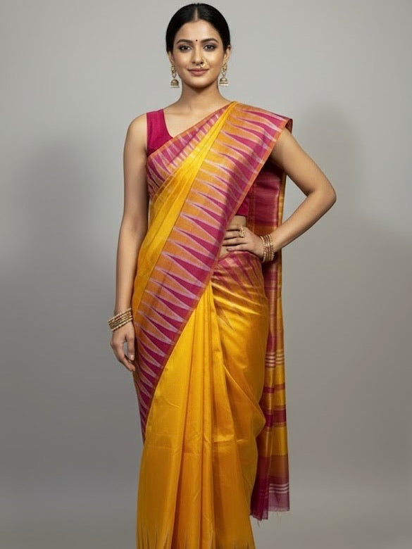 Abinaya – Par Kotki Katan Silk Saree (Silkmark Certified)