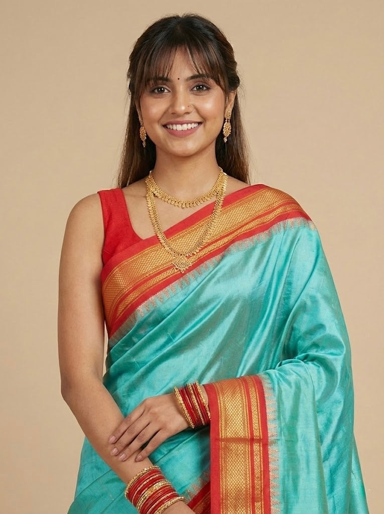 Joy-Irkal Paithani Pure Silk Saree