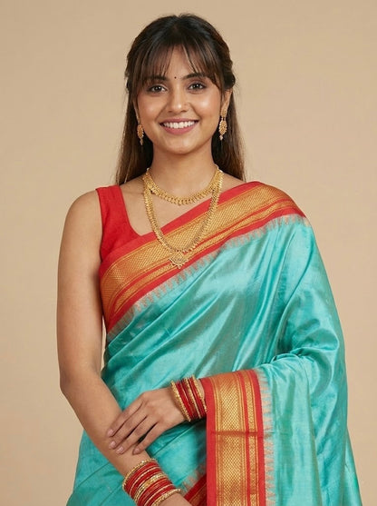 Joy-Irkal Paithani Pure Silk Saree