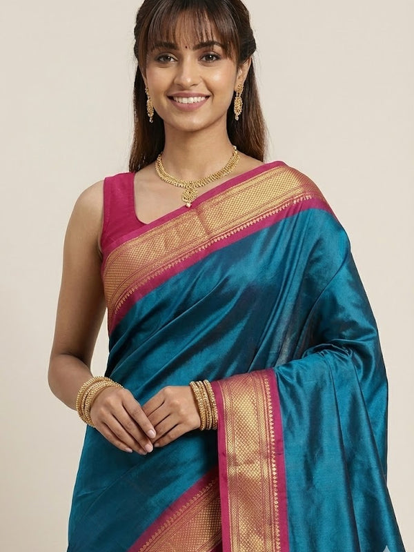 Tess-Irkal Paithani Pure Silk Saree