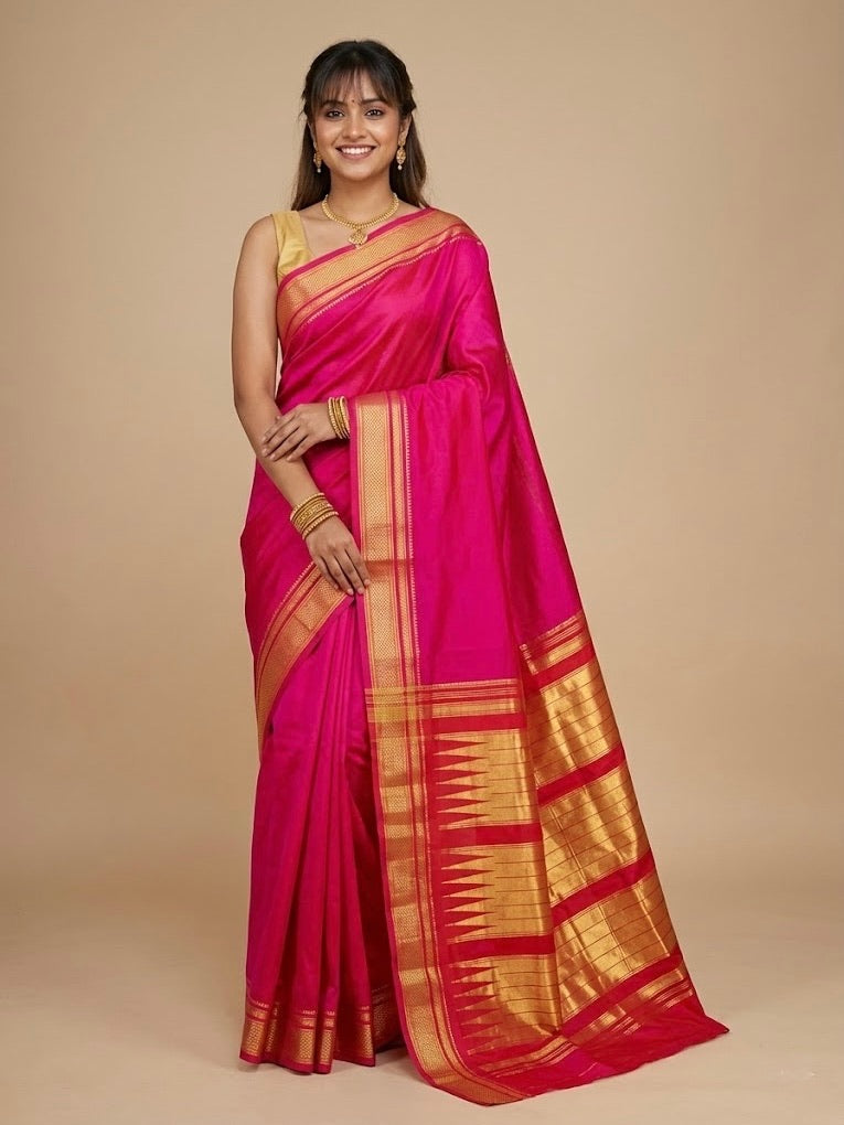 Ariana-Irkal Paithani Pure Silk Saree