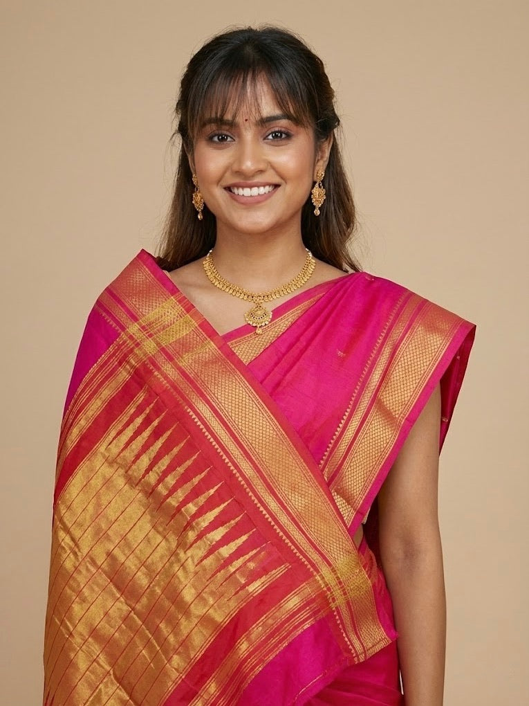 Ariana-Irkal Paithani Pure Silk Saree