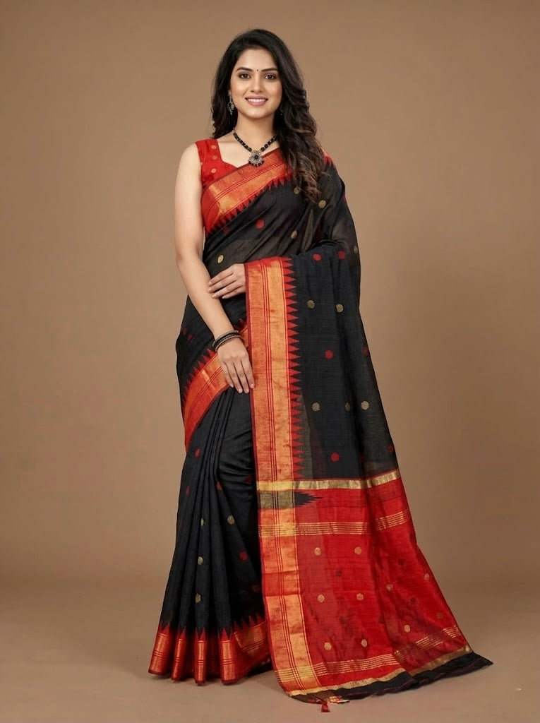 Navira-Pure Rawsilk Saree(silkmark certified)