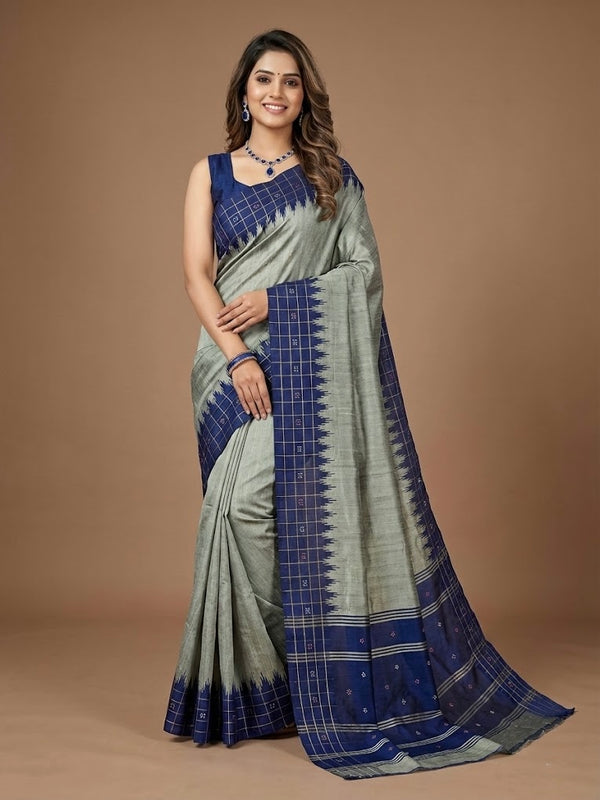 Elina-Pure Raw silk Saree(silkmark certified)
