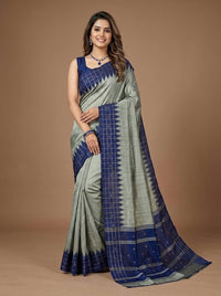 Elina-Pure Raw silk Saree(silkmark certified)