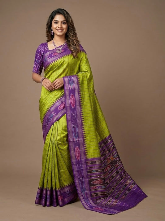 Charitha-Pure Raw-Silk Saree(Silk mark certified)
