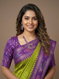 Charitha-Pure Raw Silk Saree(Silk mark certified)