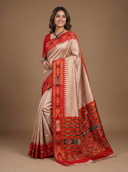 Terasa-Pure Raw-Silk Saree(Silk mark certified)