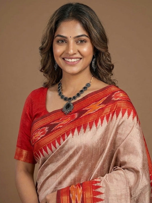 Terasa-Pure Raw Silk Saree(Silk mark certified)