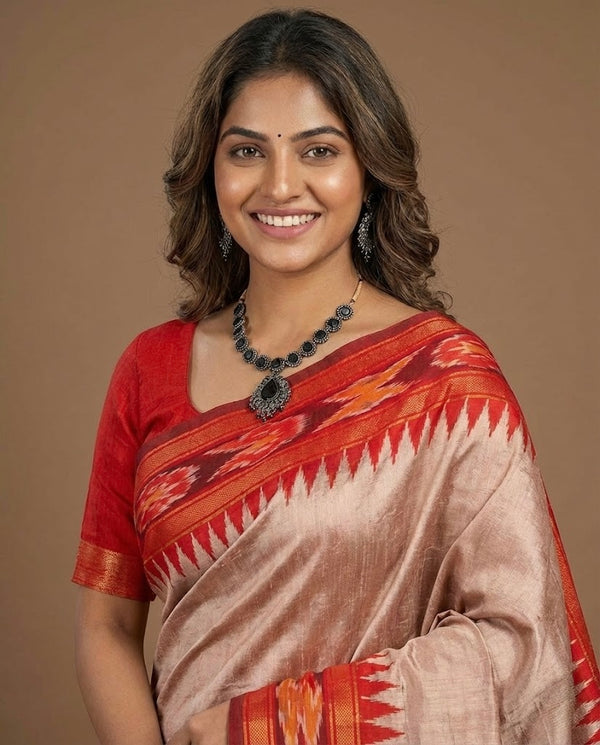 Terasa-Pure Raw Silk Saree(Silk mark certified)