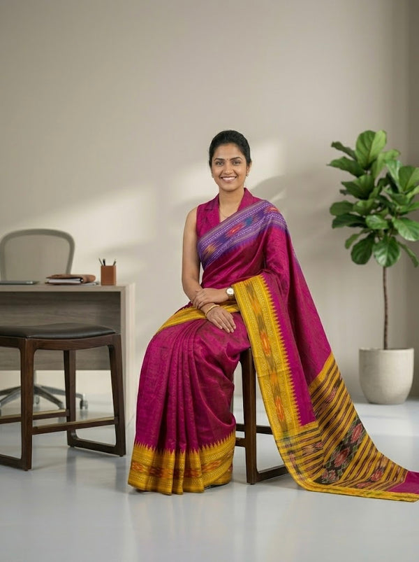 Julie  -Pure Raw Silk (Silkmark Certified)