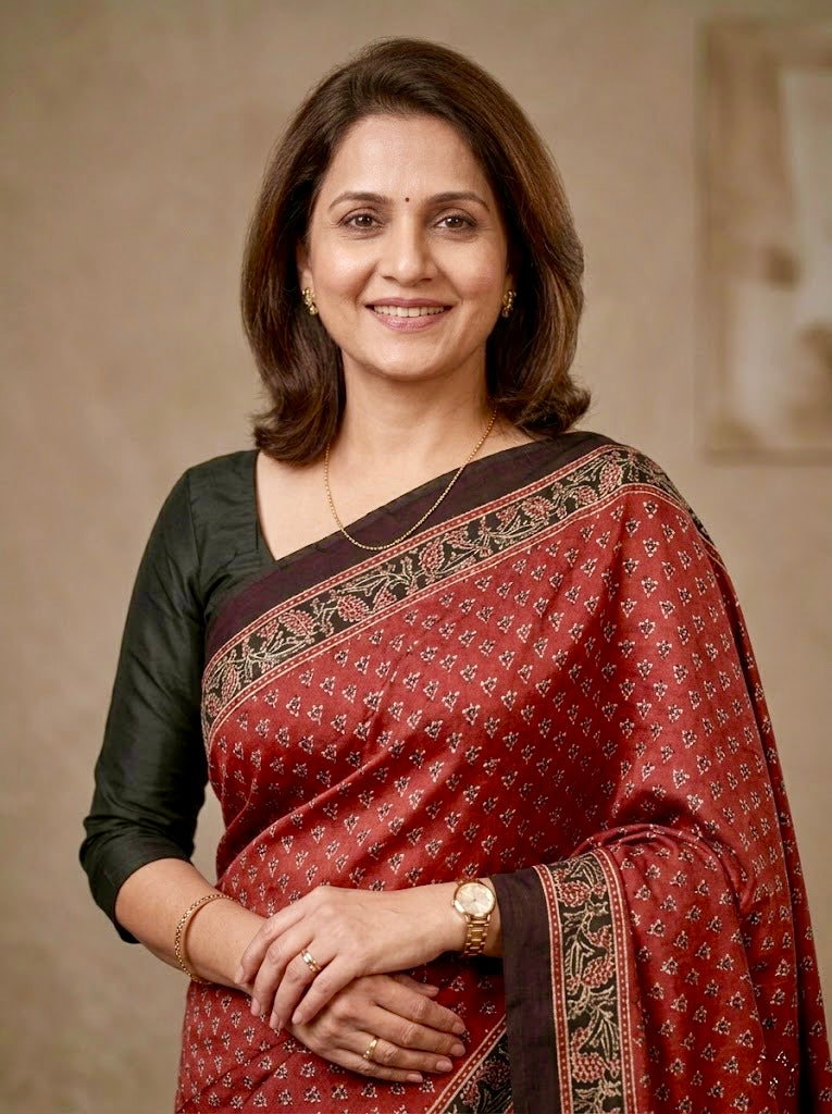 Kaarunya - Pure Modal Ajrakh Print