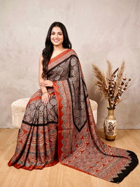 Umang-  Pure Modal Ajrakh Print