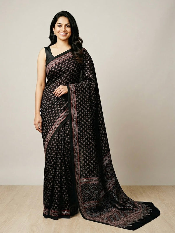 Batul -  Pure Modal Ajrakh Print