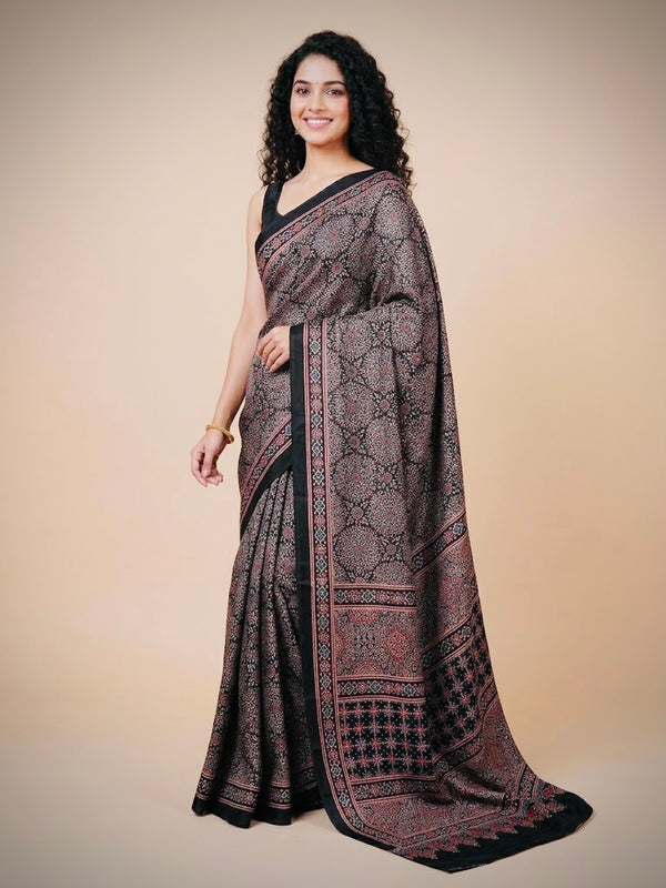 Supriya- Pure Modal Ajrakh Print