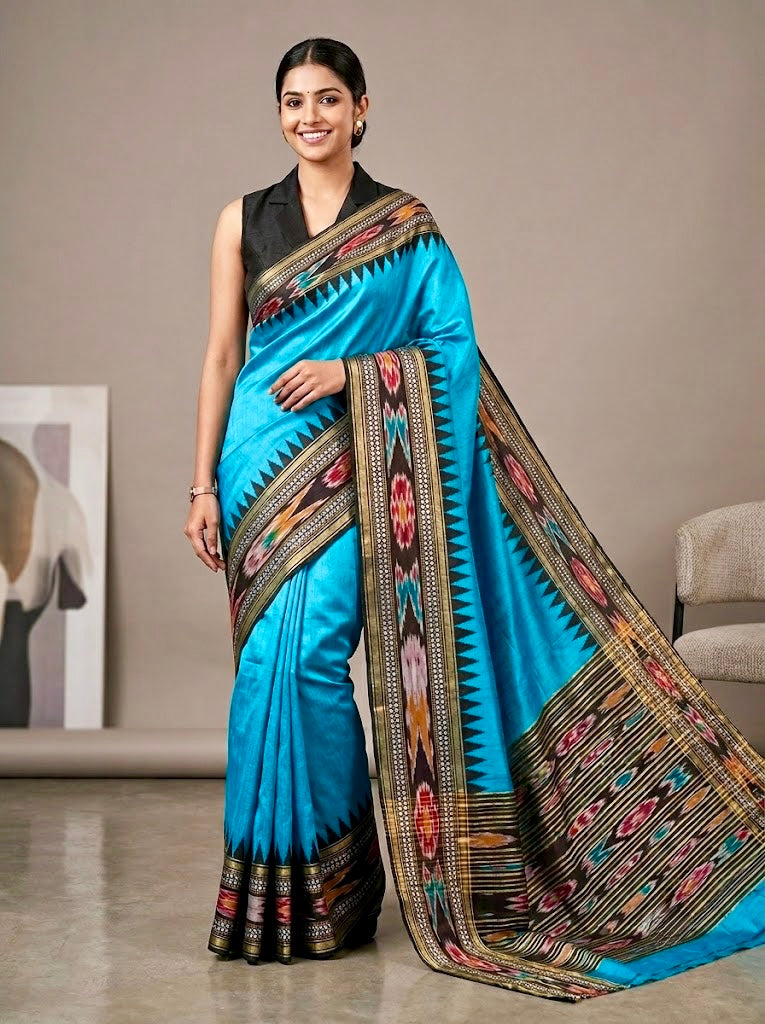 Chaitanya  -Pure Raw Silk (Silkmark Certified)