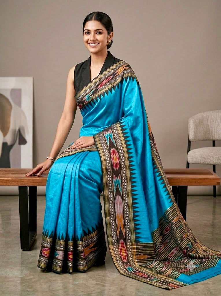 Chaitanya  -Pure Raw Silk (Silkmark Certified)