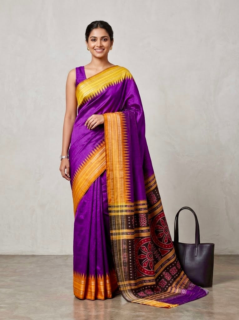Shanmathi -Pure Raw Silk (Silkmark Certified)