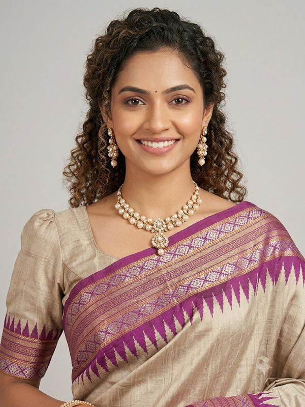 Devika - Pure Raw Silk (Silkmark Certified)