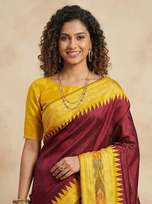 Vedhika - Pure Raw Silk (Silkmark Certified)