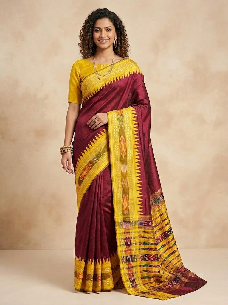 Vedhika - Pure Raw Silk (Silkmark Certified)