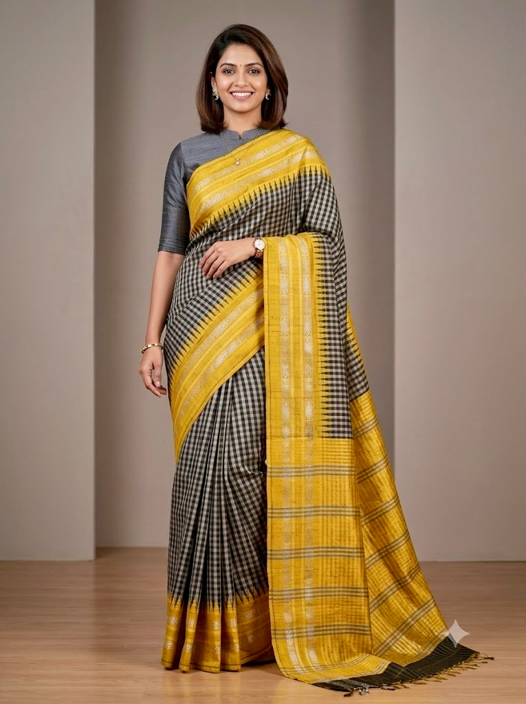 Pirai-Pure Raw Silk (Silkmark Certified)