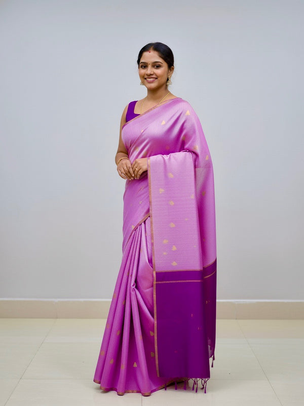 Indira- Premium Semi Tussar Silk Saree - Thugil
