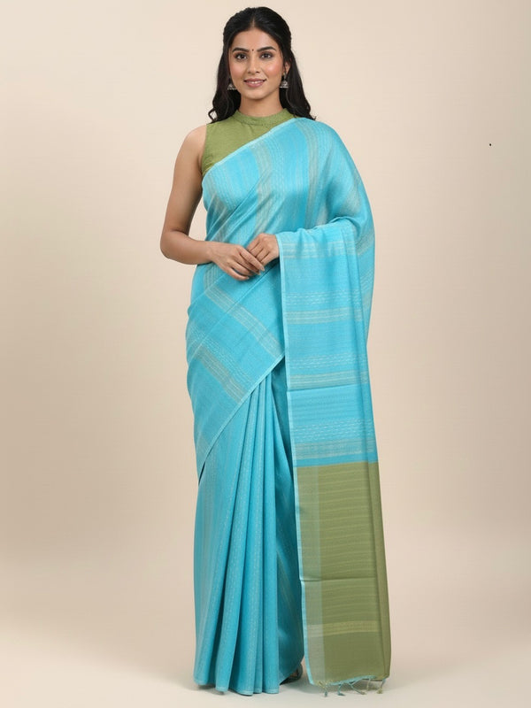 Maya- Premium Semi Tussar Silk Saree - Thugil
