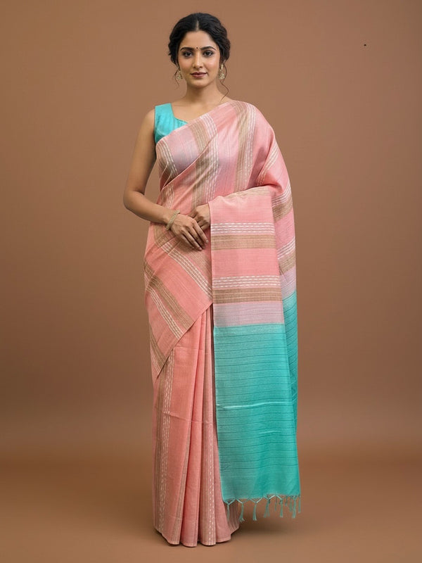 Medha- Premium Semi Tussar Silk Saree - Thugil